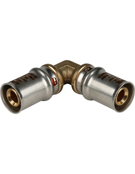 Угольник STOUT 16х90° для металлопластиковых труб пресс