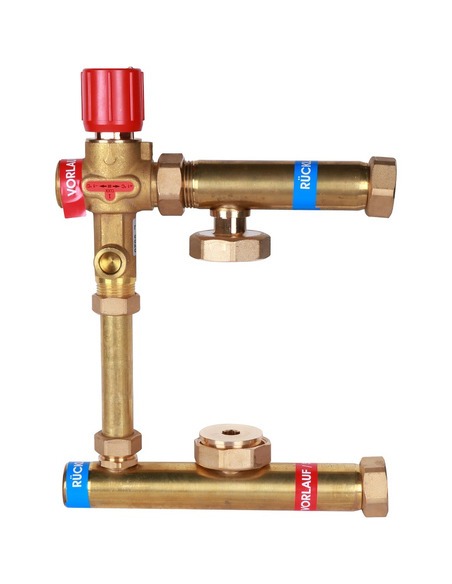 Насосно-смесительный узел STOUT ISOTHERM термостат. клапан 30-50°C, без насоса