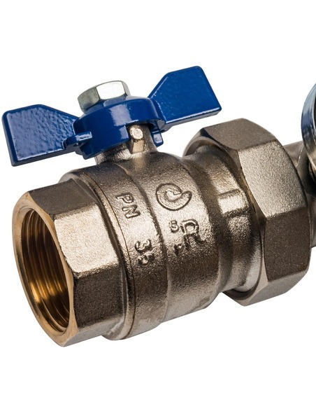 Коллектор STOUT из латуни в сборе без расходомеров 7 вых.