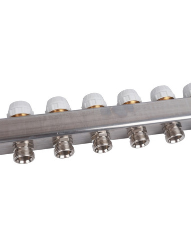 Коллектор STOUT из нержавеющей стали без расходомеров 13 вых.