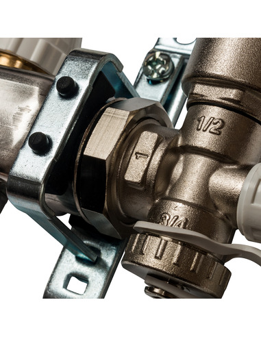 Коллектор STOUT из нержавеющей стали в сборе без расходомеров 5 вых.