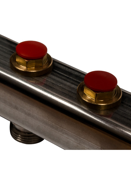 Коллектор STOUT из нержавеющей стали в сборе без расходомеров 5 вых.