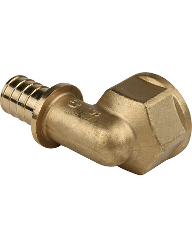 Угольник STOUT 25x1" ВР для труб из сшитого полиэтилена