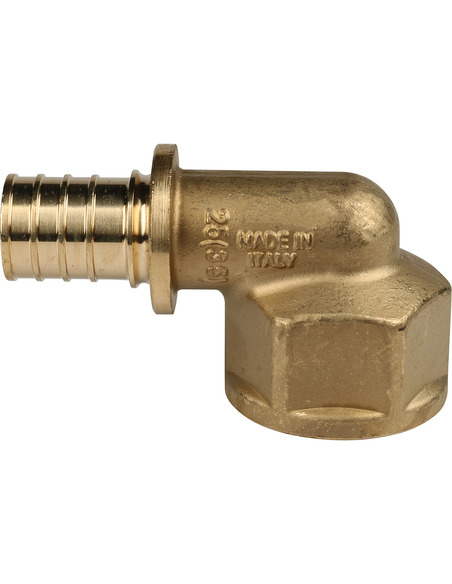 Угольник STOUT 25x1" ВР для труб из сшитого полиэтилена