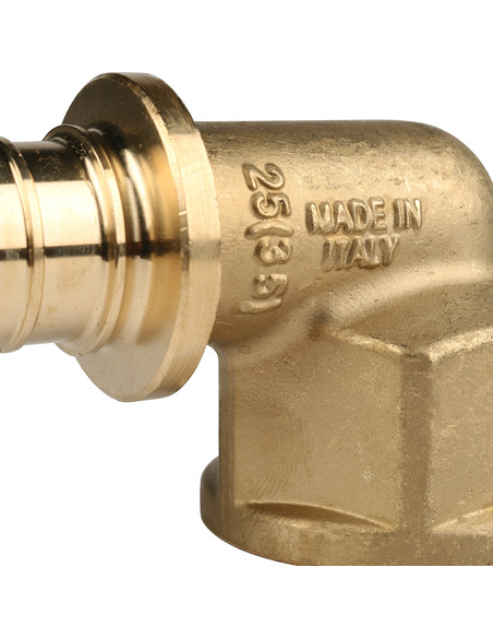 Угольник STOUT 25x1" ВР для труб из сшитого полиэтилена