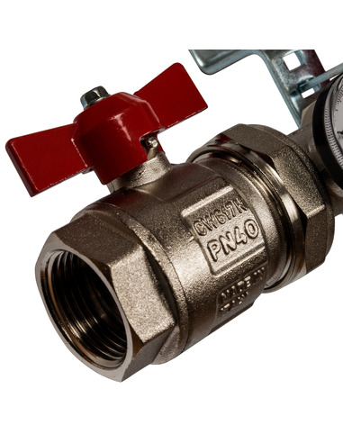 Коллектор STOUT из нержавеющей стали в сборе с расходомерами 12 вых.