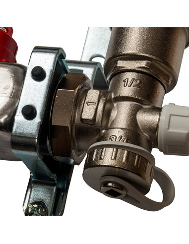 Коллектор STOUT из нержавеющей стали в сборе с расходомерами 12 вых.