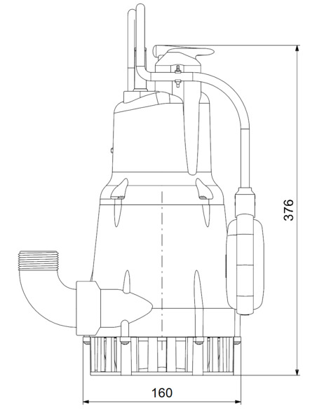 Насос дренажный Grundfos KPC 600 A
