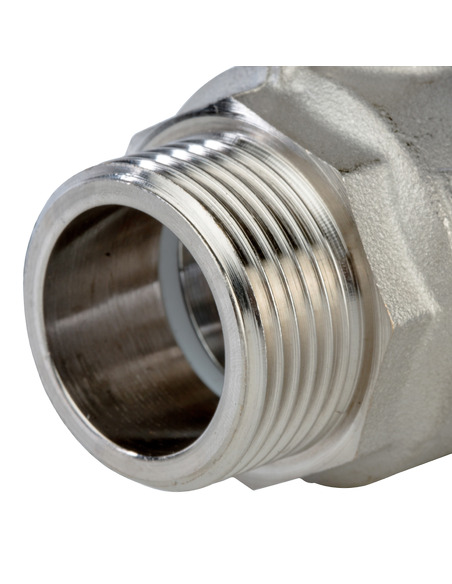 Кран шаровой STOUT полнопроходной 1" НР-НР (бабочка)