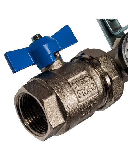 Коллектор STOUT из нержавеющей стали в сборе с расходомерами 3 вых.