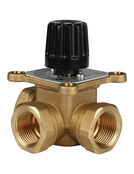 Клапан трехходовой смесительный STOUT 3/4" ВР, Kvs 6