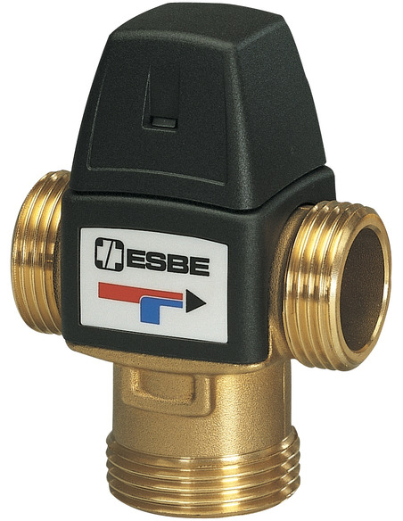 Термостатический смесительный клапан ESBE VTA322 20-43°С, 1" НР, Kvs 1,6