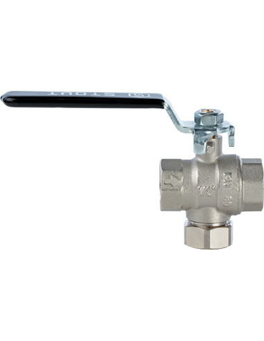 Кран шаровой STOUT 1/2" ВР-ВР с фильтром (рычаг)