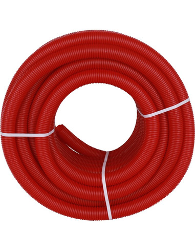 Труба гофрированная STOUT 40 мм для труб 32 мм красная