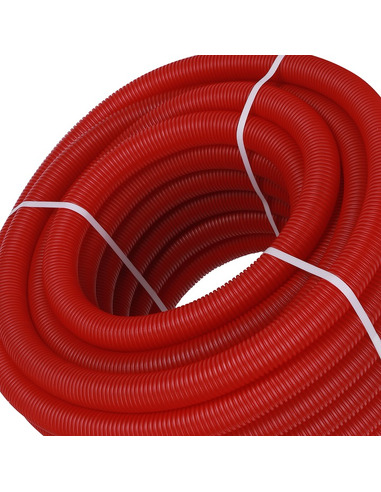 Труба гофрированная STOUT 40 мм для труб 32 мм красная