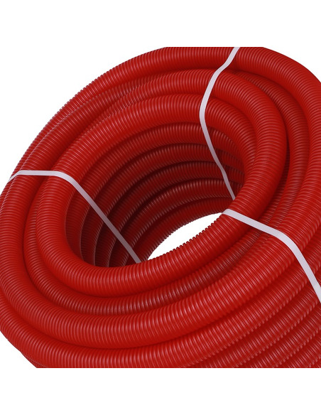 Труба гофрированная STOUT 40 мм для труб 32 мм красная