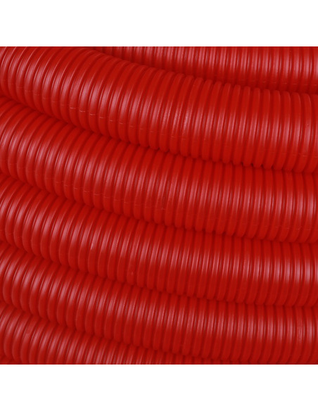 Труба гофрированная STOUT 40 мм для труб 32 мм красная