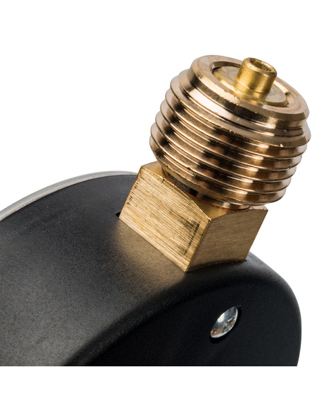 Манометр STOUT 80 мм, 1/2", 0-16 бар, радиальный