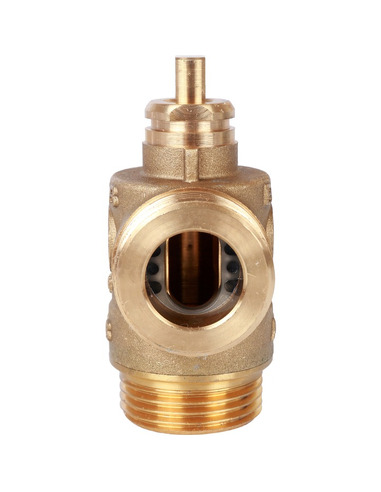 Клапан трехходовой зональный STOUT 1" НР с сервоприводом 230V, Kvs 8 (компактный)