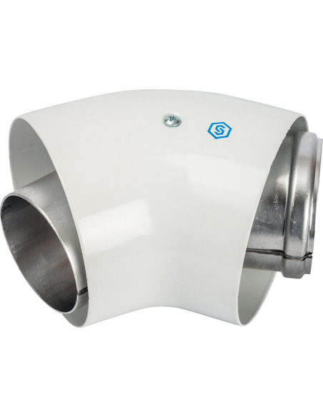 Отвод STOUT Ø60/100 - 45° п/м