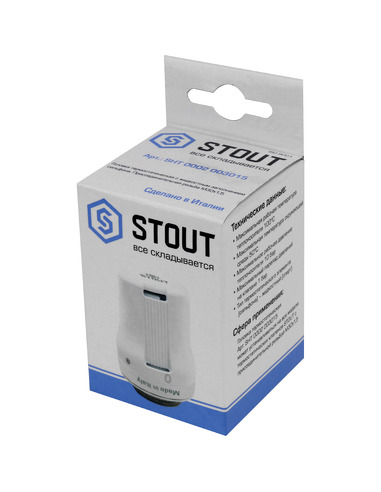 Головка термостатическая STOUT M30x1,5 жидкостная