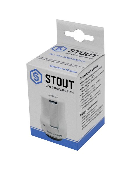 Головка термостатическая STOUT M30x1,5 жидкостная