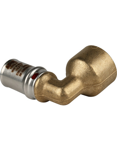 Угольник STOUT 16x1/2" ВР для металлопластиковых труб пресс