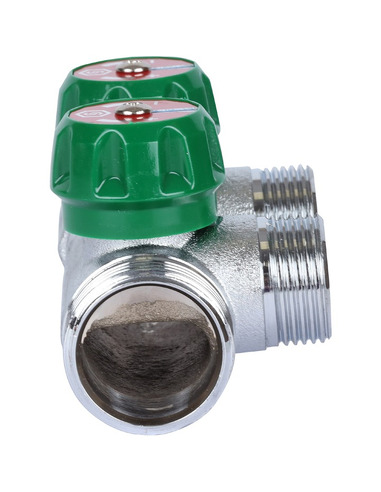 Коллектор регулирующий STOUT 3/4", 2 вых. 3/4" ЕК