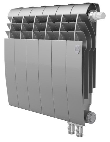 Биметаллический радиатор Royal Thermo BiLiner Silver Satin VDR 350 х6