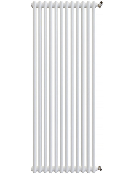 Радиатор трубчатый Zehnder Charleston 2180/12 1270/7610 1/2" RAL9016 (кроншт. в компл.)