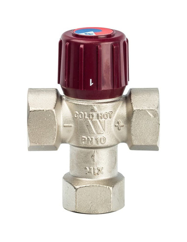 Термостатический смесительный клапан Watts AM62C AQUAMIX 42-60°C, 1" ВР, Kvs 2,1