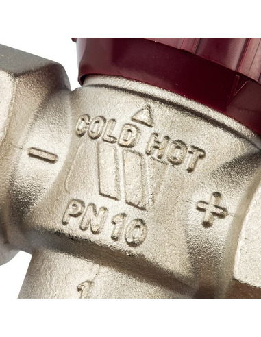 Термостатический смесительный клапан Watts AM62C AQUAMIX 42-60°C, 1" ВР, Kvs 2,1