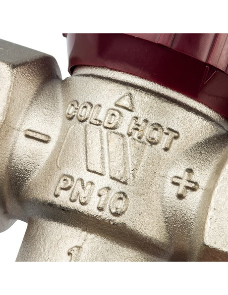 Термостатический смесительный клапан Watts AM62C AQUAMIX 42-60°C, 1" ВР, Kvs 2,1