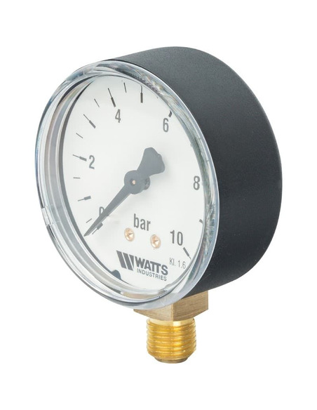 Манометр Watts F+R200 MRP 63 мм, 1/4", 0-10 бар, радиальный