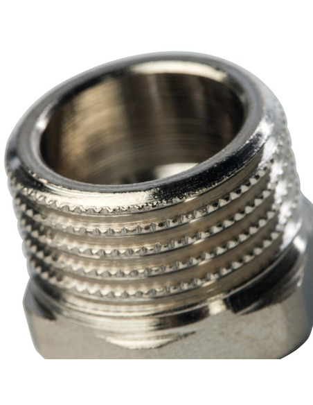 Футорка никелированная STOUT 3/8"х1/4" НР-ВР Футорка никелированная STOUT 3/8"х1/4" НР-ВР