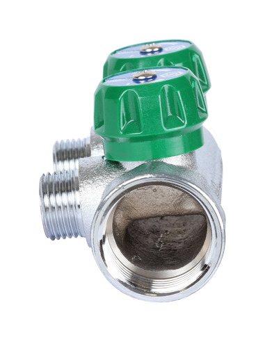 Коллектор регулирующий STOUT 3/4", 2 вых. 1/2" плоское уплотнение