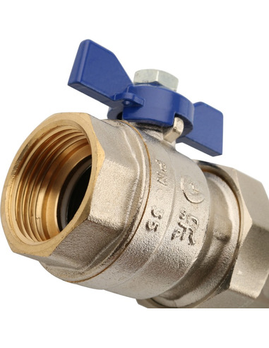 Коллектор STOUT из латуни в сборе с расходомерами 8 вых.