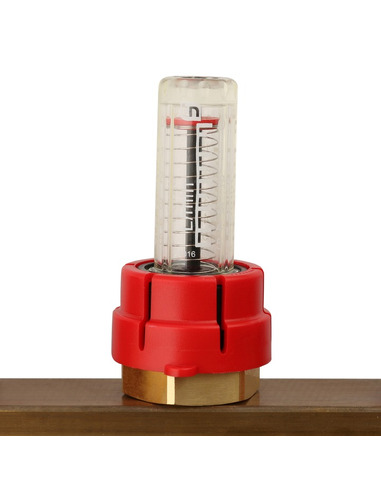 Коллектор STOUT из латуни в сборе с расходомерами 8 вых.