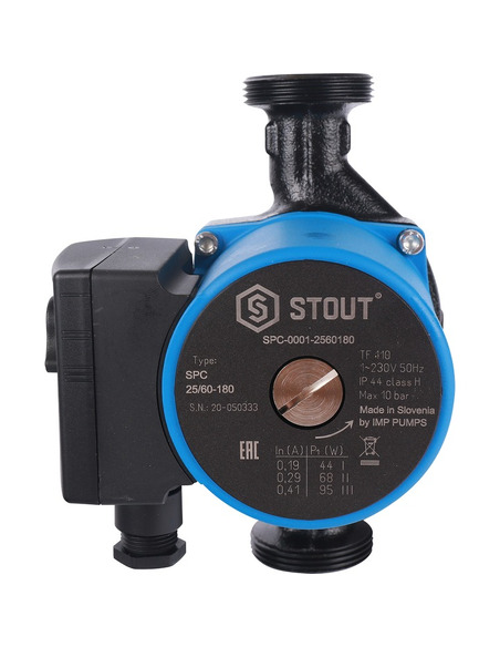 Насос циркуляционный STOUT 25/60 180