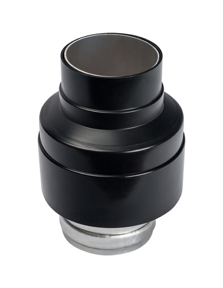 Манжета для перехода STOUT с Ø80 на вертикальное окончание Ø80/125