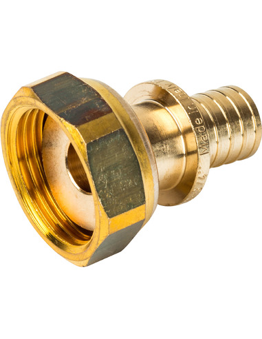 Переходник STOUT 16x3/4" ВР с накидной гайкой для труб из сшитого полиэтилена