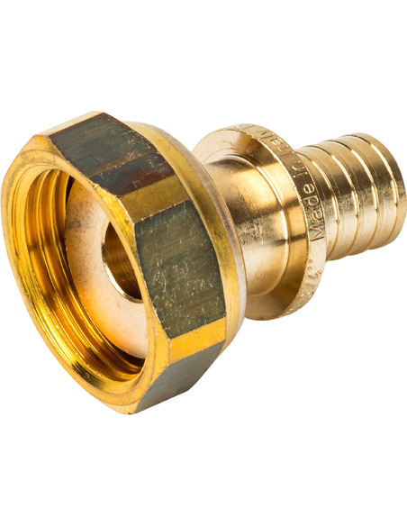 Переходник STOUT 16x3/4" ВР с накидной гайкой для труб из сшитого полиэтилена