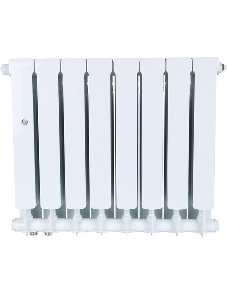 Биметаллический радиатор STOUT Space 500 х8 нижн. подкл.