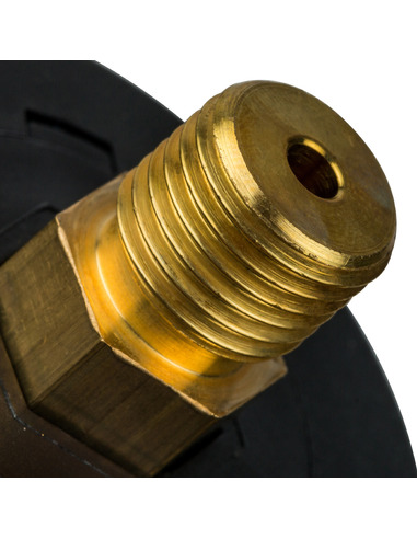 Манометр STOUT 50 мм, 1/4", 0-4 бар, аксиальный с указателем предела