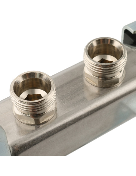 Коллектор STOUT из нержавеющей стали без расходомеров 2 вых.