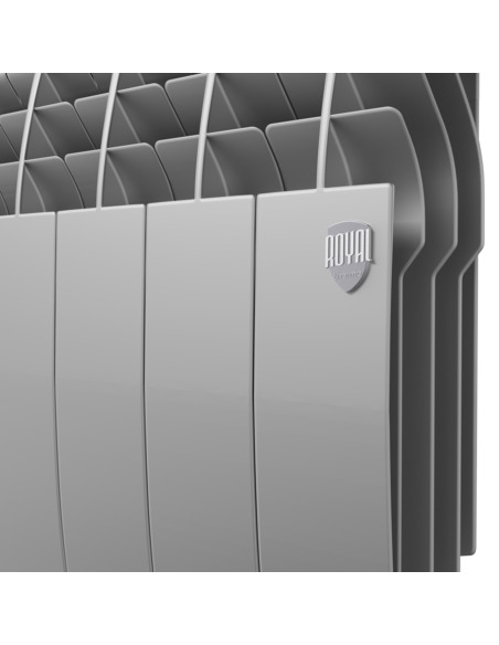 Биметаллический радиатор Royal Thermo BiLiner Silver Satin VDR 350 х12