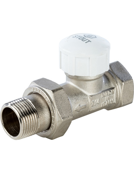 Клапан термостатический STOUT 3/4" прямой