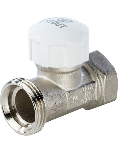 Клапан термостатический STOUT 3/4" прямой