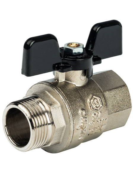 Кран шаровой STOUT полнопроходной 3/4" ВР-НР (бабочка) Кран шаровой STOUT полнопроходной 3/4" ВР-НР (бабочка)