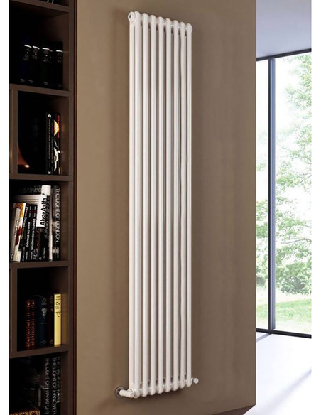 Радиатор трубчатый Zehnder Charleston 2180/08 1270/7610 1/2" RAL9016 (кроншт. в компл.)